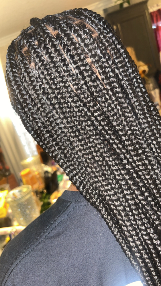 Medium Knotless/Boxbraids at Enchanted House Of Beauty in Florence, SC