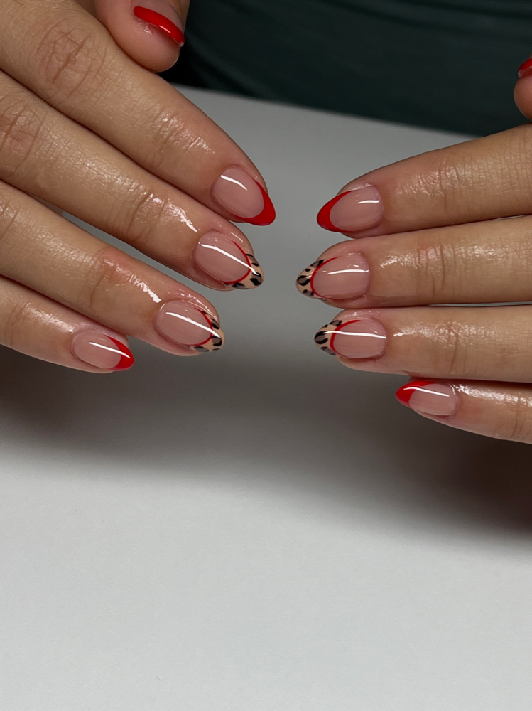 short gel x full set