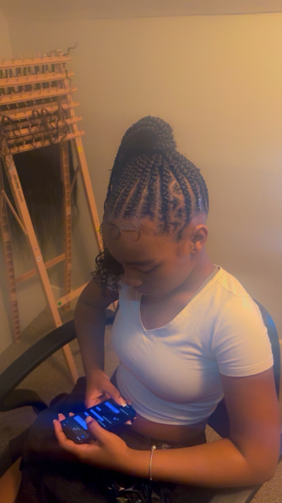 Preteen Braided Pony