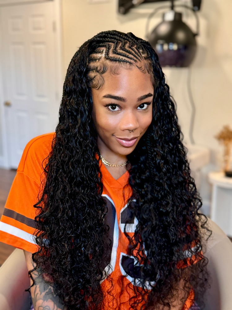 Freestyle Braids + Sew In at Touch of Beauty Salon in Somerville, MA