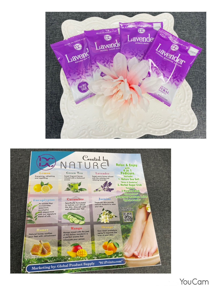 Lux Pedicure/Paraffin/HotStone/Gel