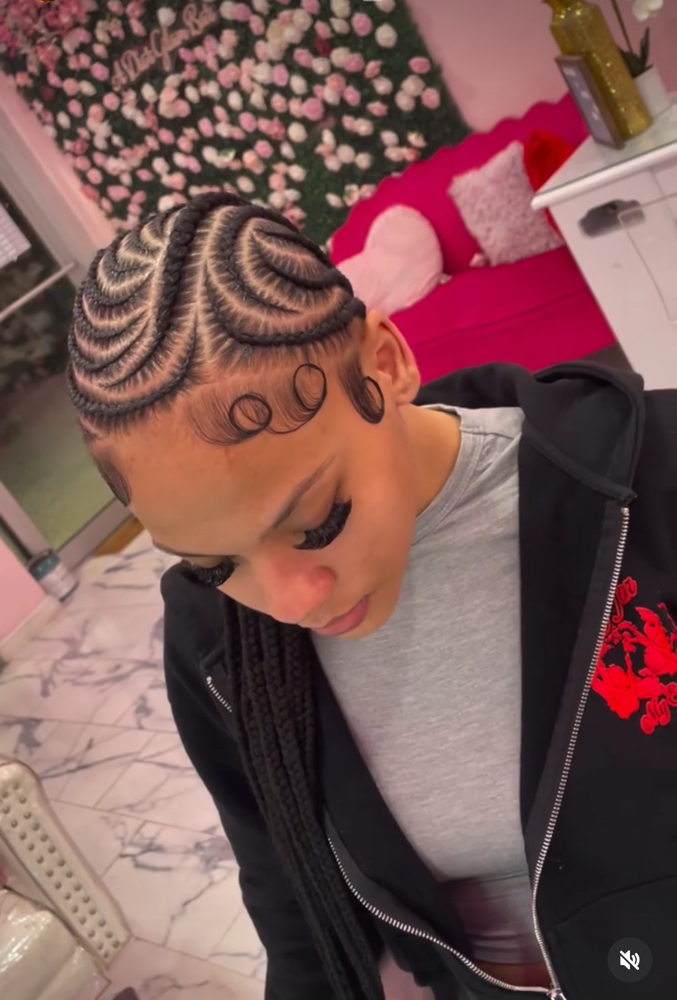 14 Sitch Braids at Gigi.hair boutique in Bronx, NY