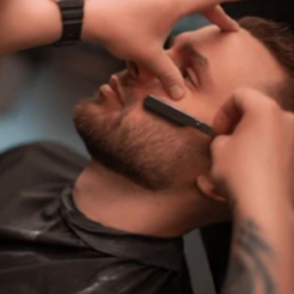 Beard sculpt at EDGE District Barber Studio in St Petersburg, FL