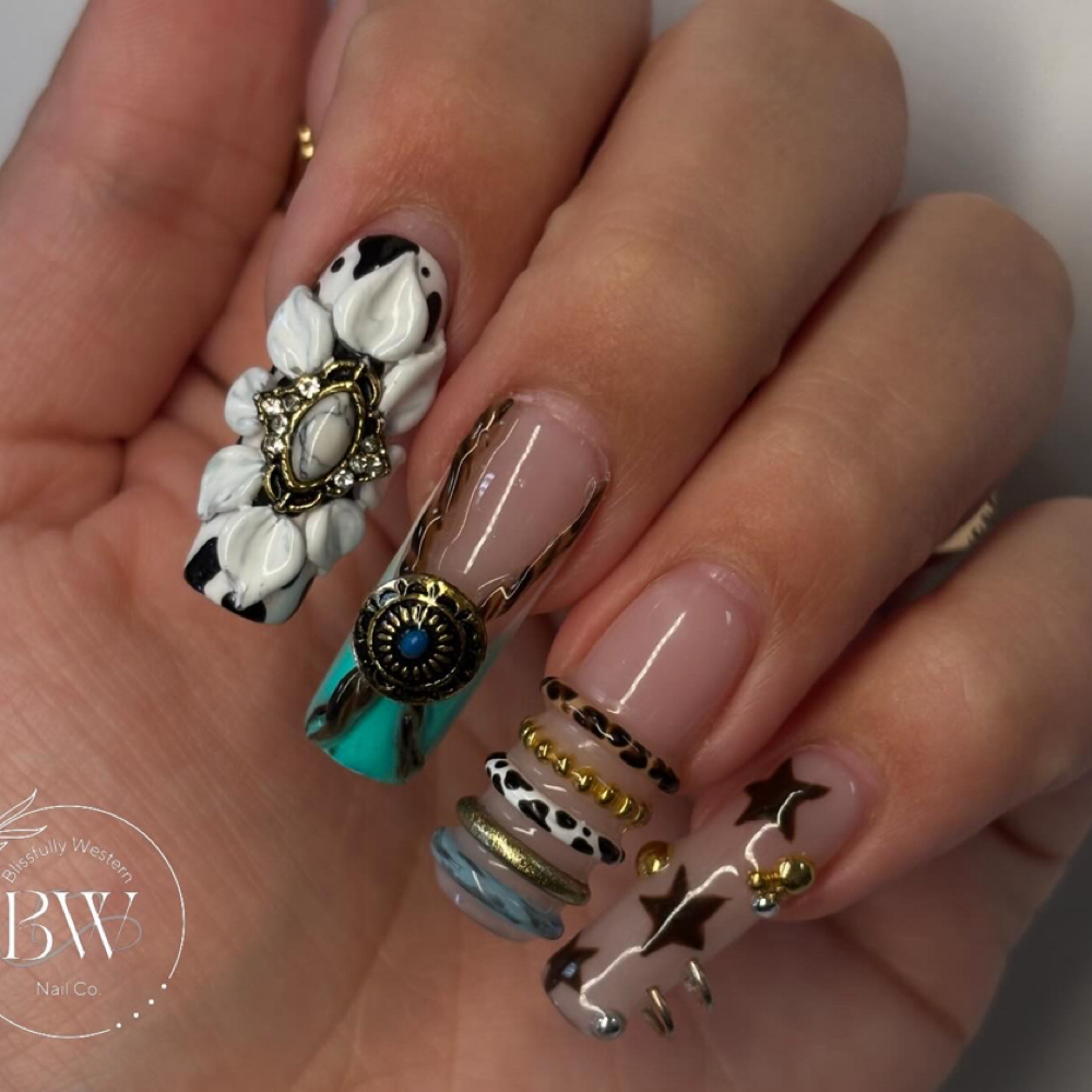 Full Set - Tier 4 at Blissfully Western Nail Co in Des Moines, IA
