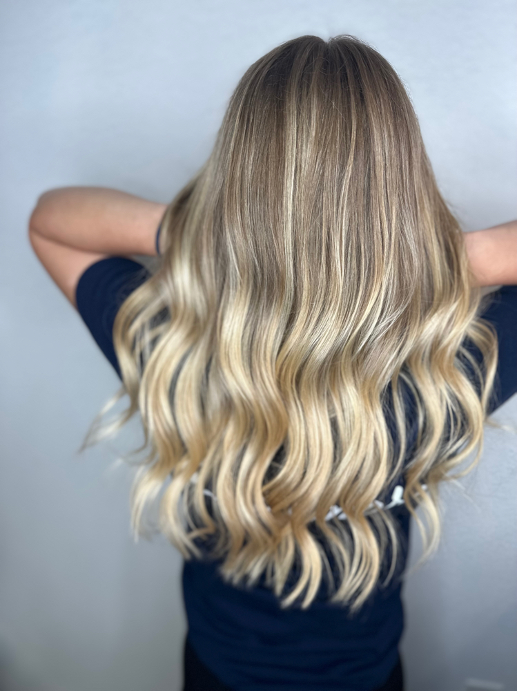 Baby Lights With Balayage Ends