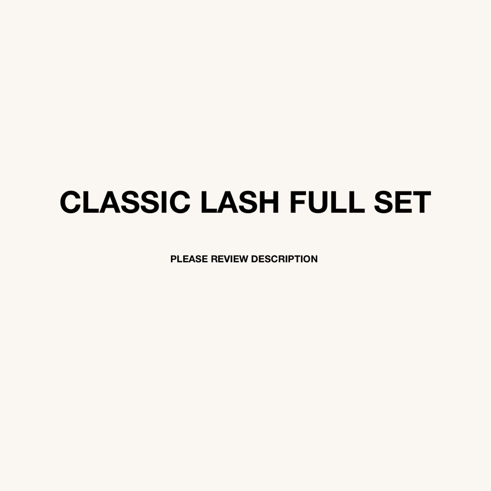 CLASSIC LASH FULL SET