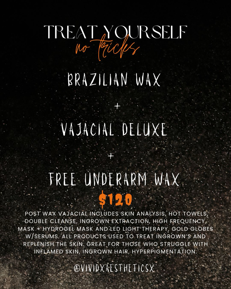 Braz/Vajacial Deluxe/underarm Wax