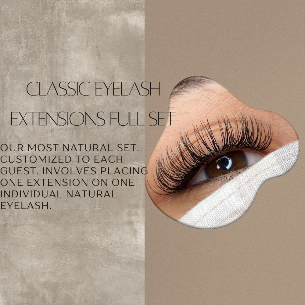 Classic Eyelash Extensions Full Set