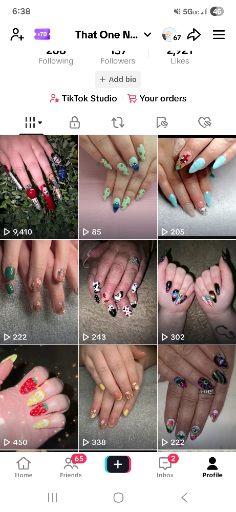Nail Art Per Finger