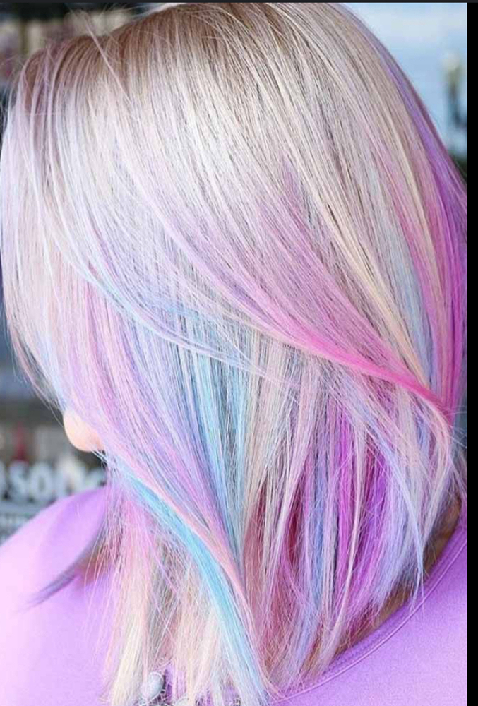 Unicorn Hair Coloring