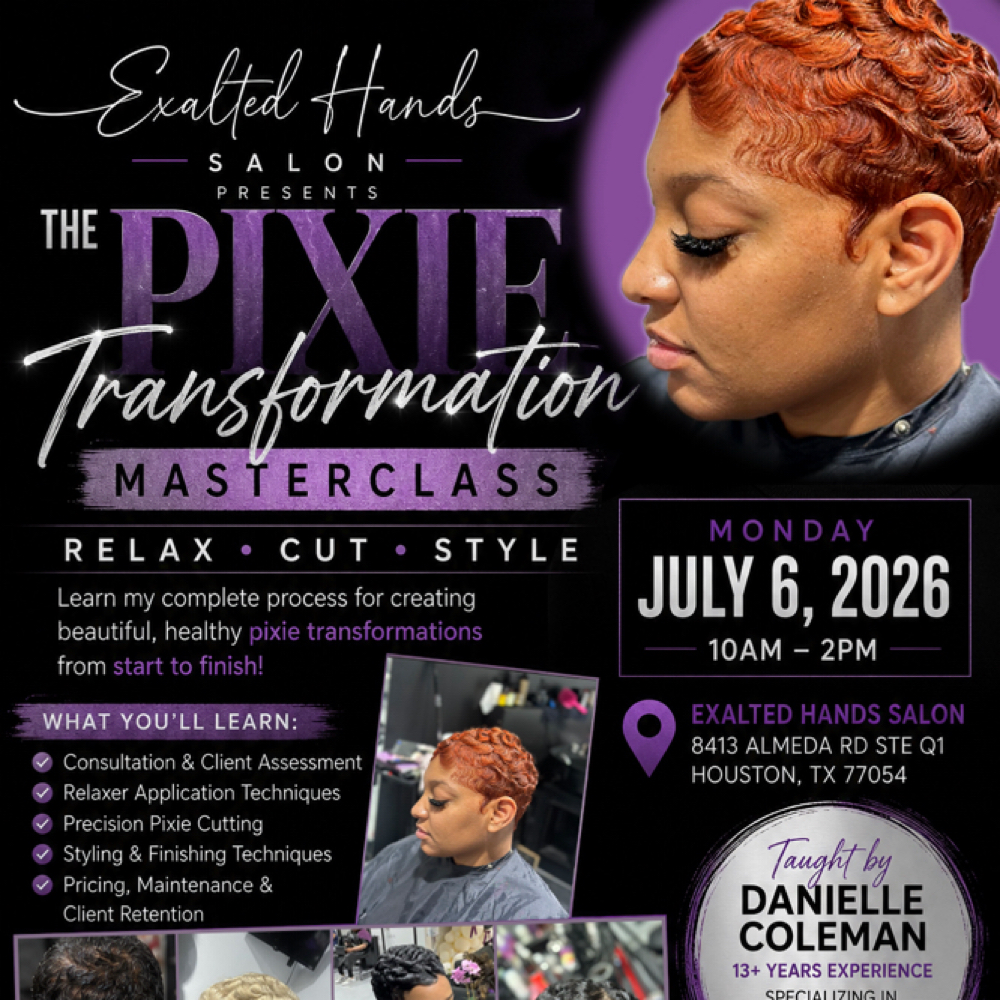Pixie Transformation Masterclass at Danielle Coleman in Houston, TX