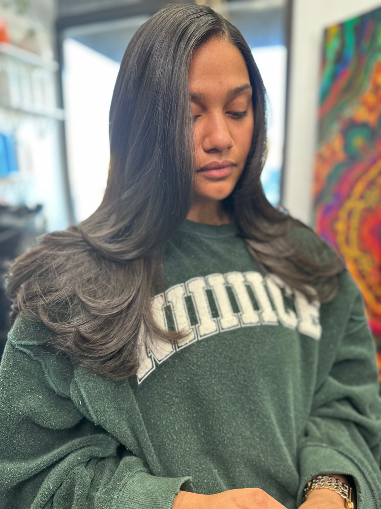 Silk Press - Flat Iron & Shampoo