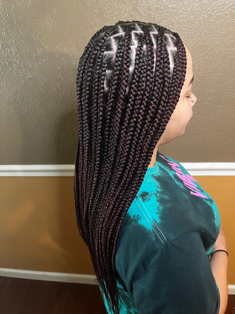 Medium Mid-back Knotless