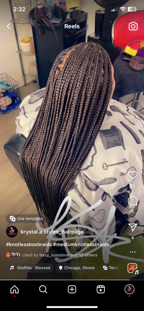 Knotless Braids (M)