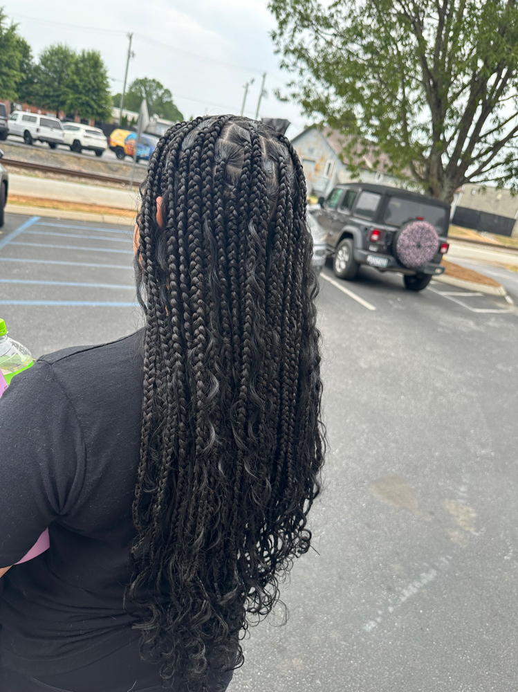 Boho Knotless Braids