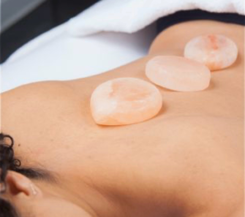 Himalayan salt stone massage ADD ON