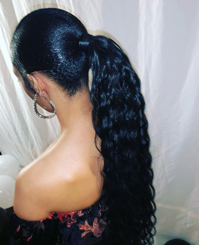 Sleek Ponytail at Queen Of The Crown in Charlotte, NC