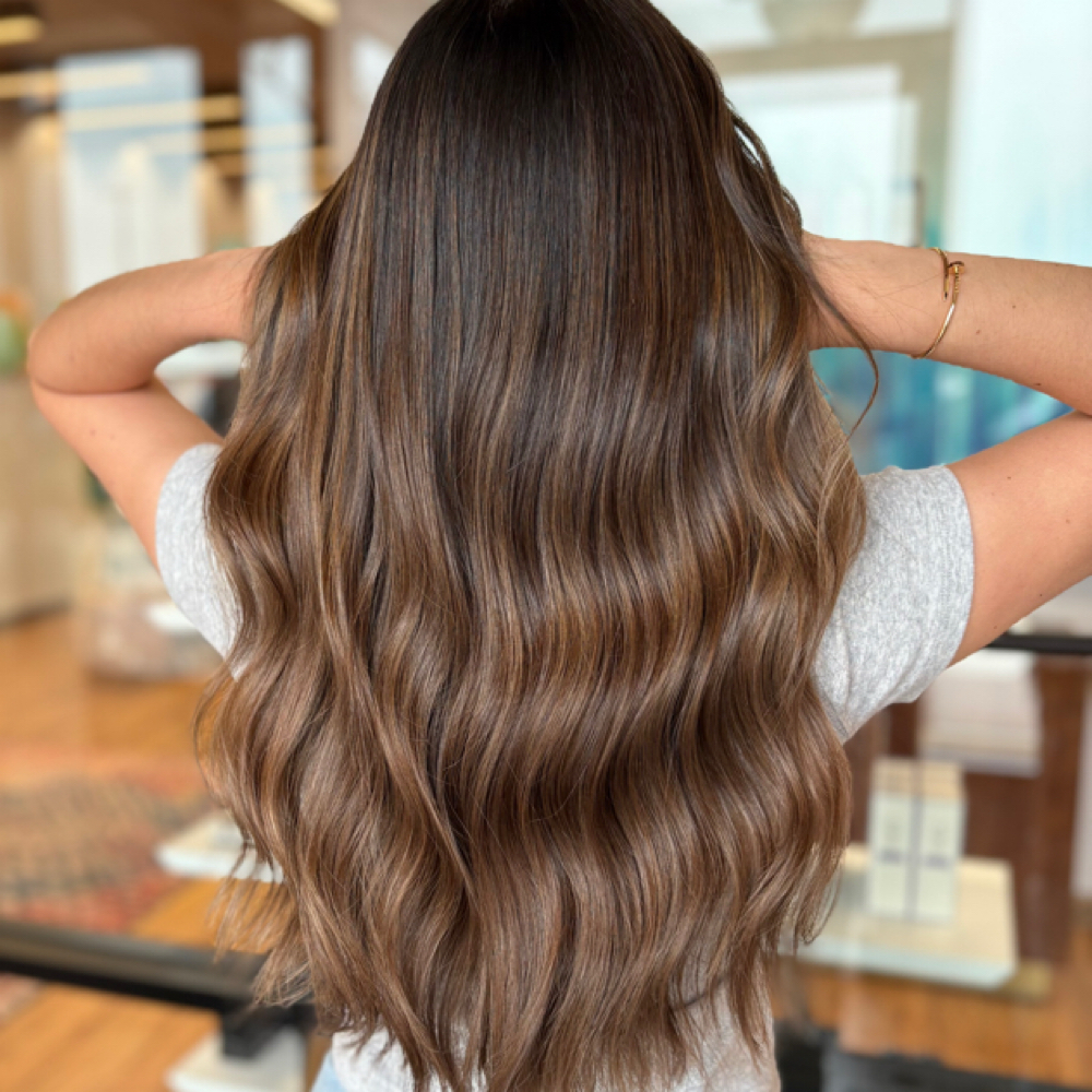 Dimensional Brunette at The Mane Experience in Burr Ridge, IL
