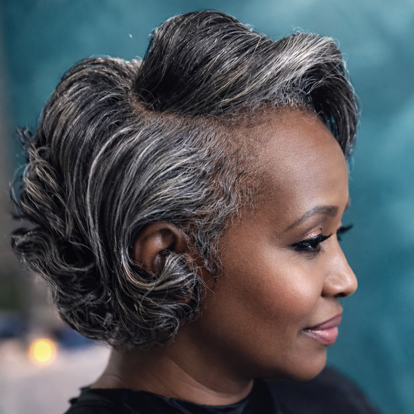 Wash & Flat iron at A Step Above Beauty hairtique in Charlotte, NC