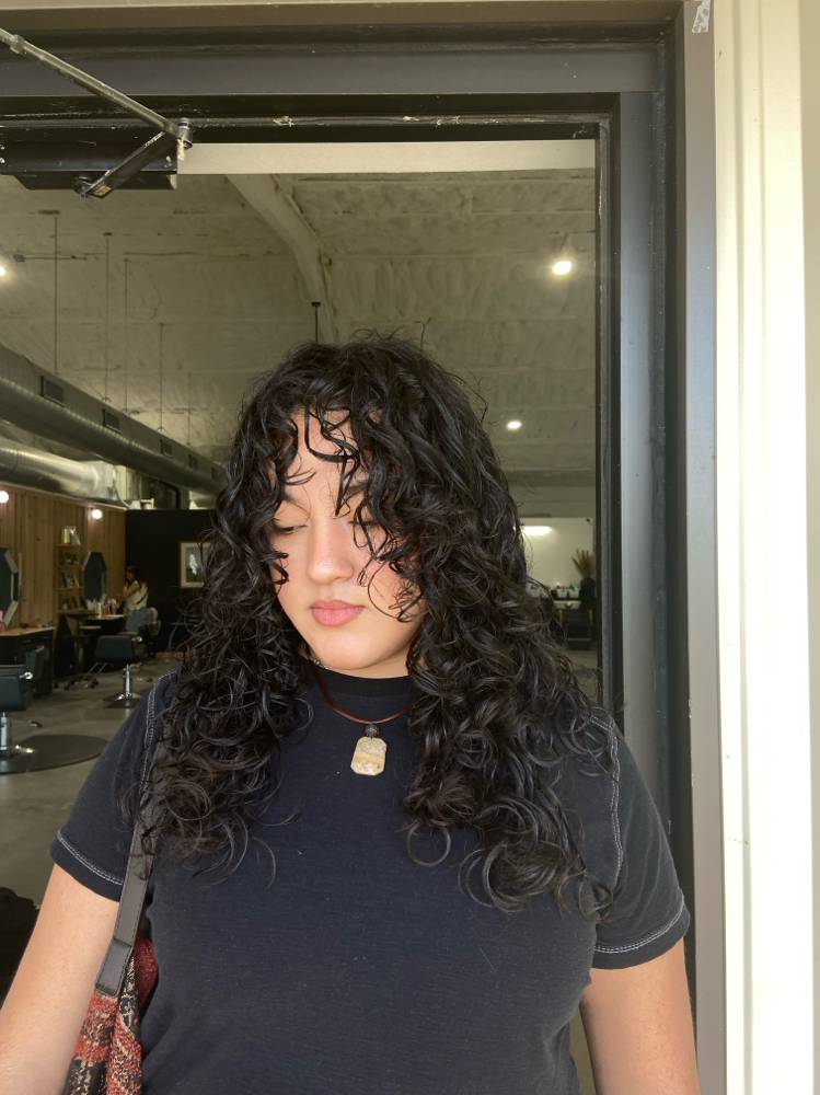 Dry Curly Cut at The Glamm Room in Sulphur Springs, TX