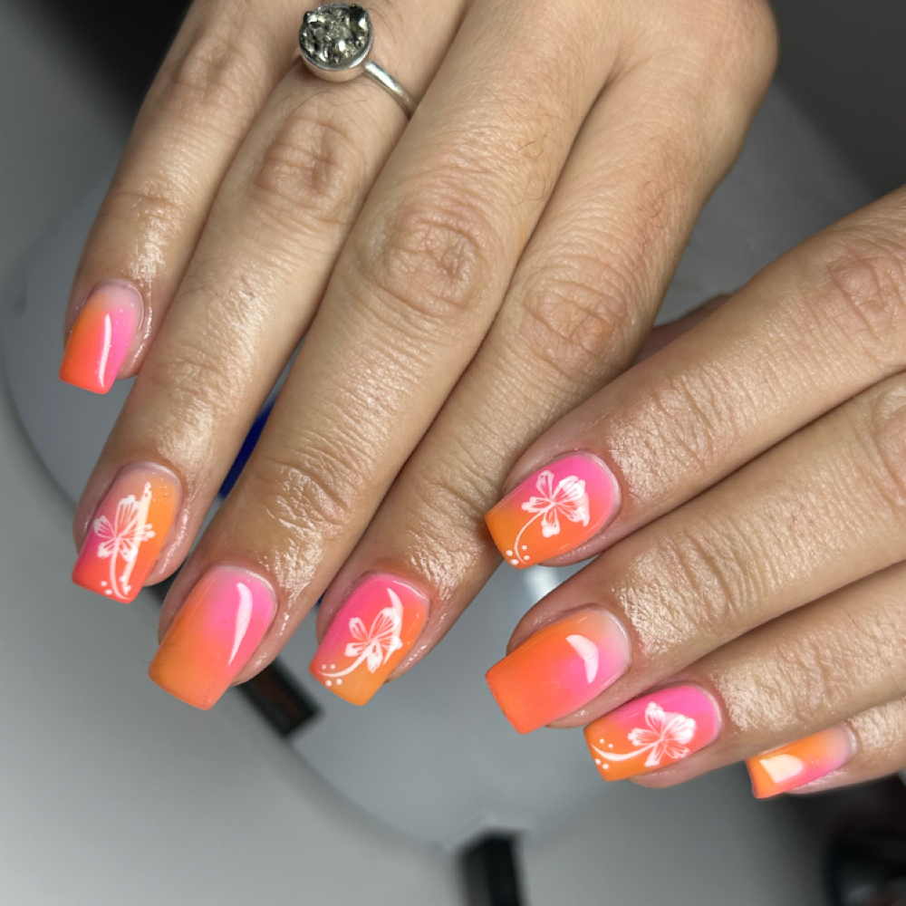 Hard Gel Overlay at SinCityNails in Miami Lakes, FL