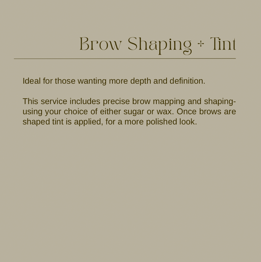 Brow Shaping + Tint at Foxy’s Beauty Lounge in Waterloo, IA
