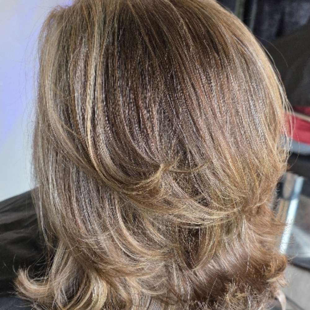 Blonding Half at Magic Sol Studio in San Antonio, TX