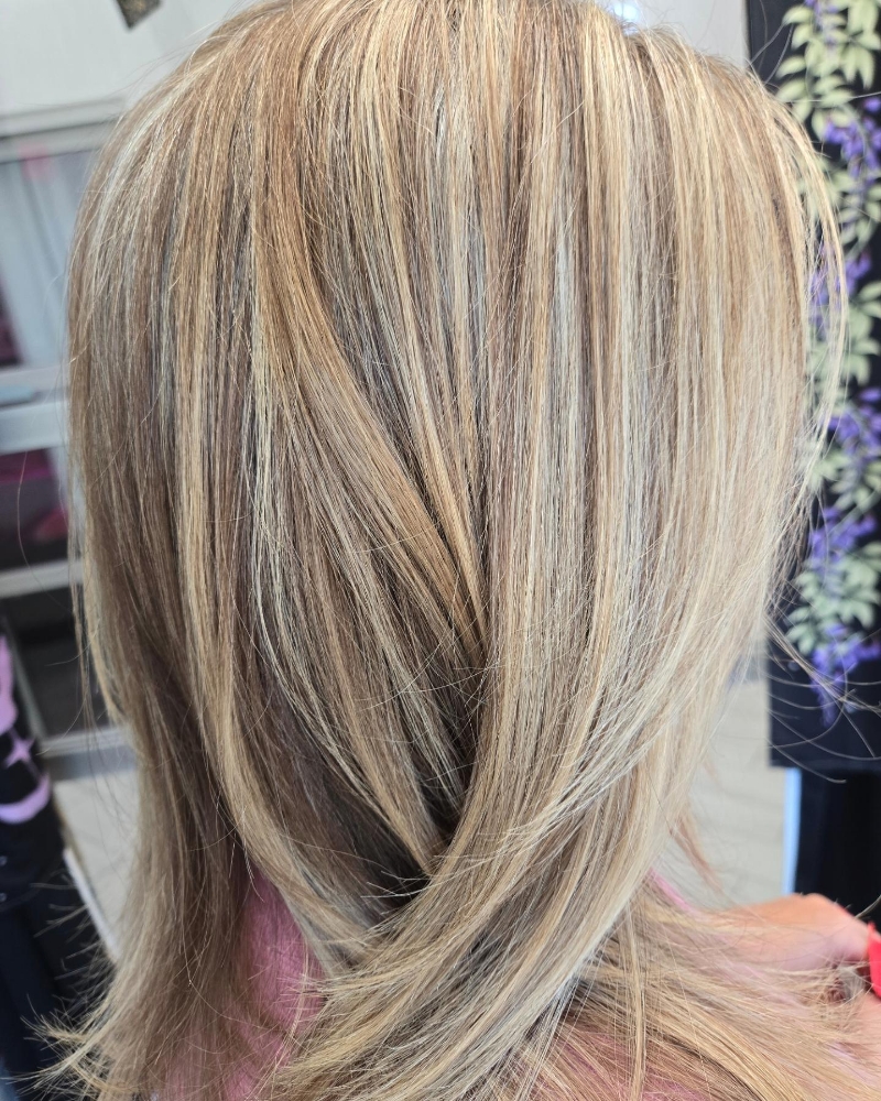 Custom Blonding Partial