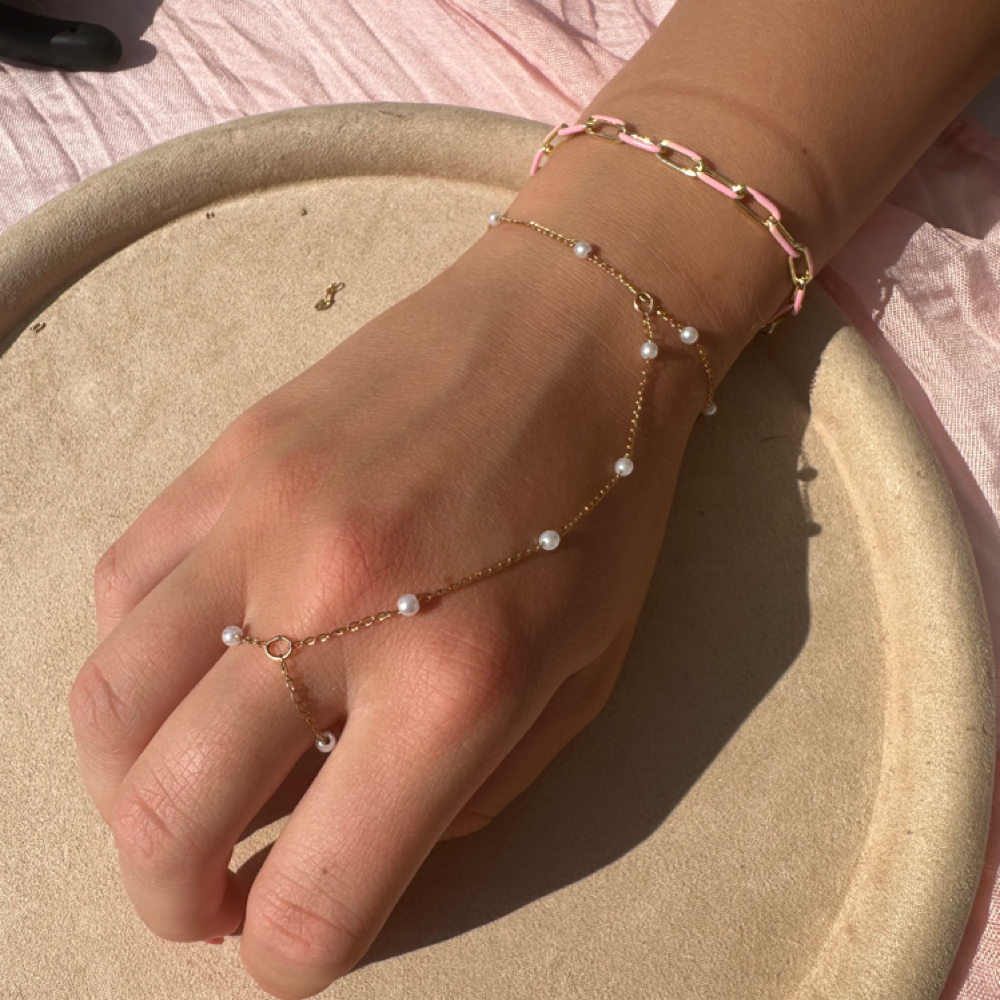Enamel Hand Chain at Western Rose Salon in Dublin, PA