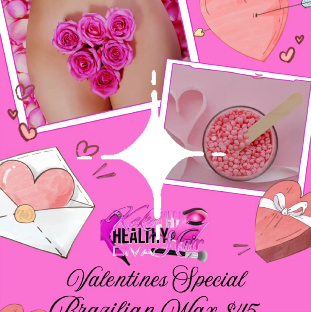 Valenties Brazilian Wax Special $45