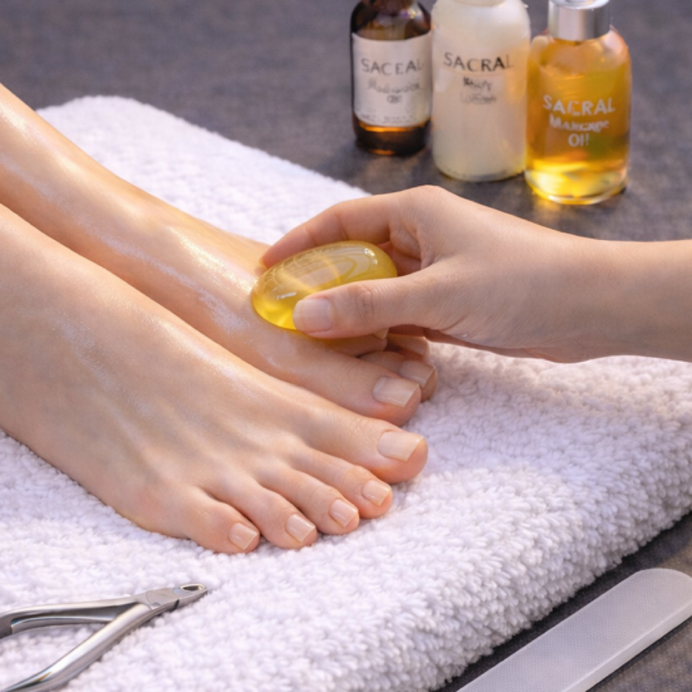 β SIGNATURE SPA PEDICURE at Sacral Manicure, Bellevue. Damaged Nails Restoration By Vera S in Bellevue, WA
