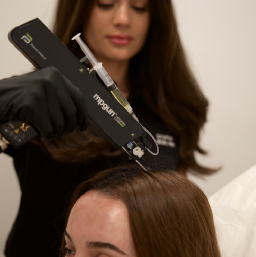 Hair Microneedling with PRP at GlowDerm Clinic in San Jose, CA