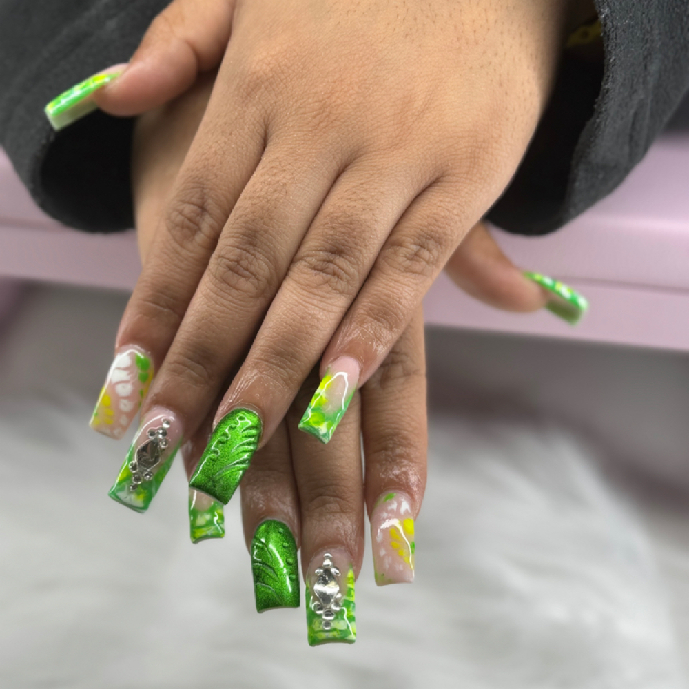 All Finger Design at CeCe’s Nails in Greensboro, NC