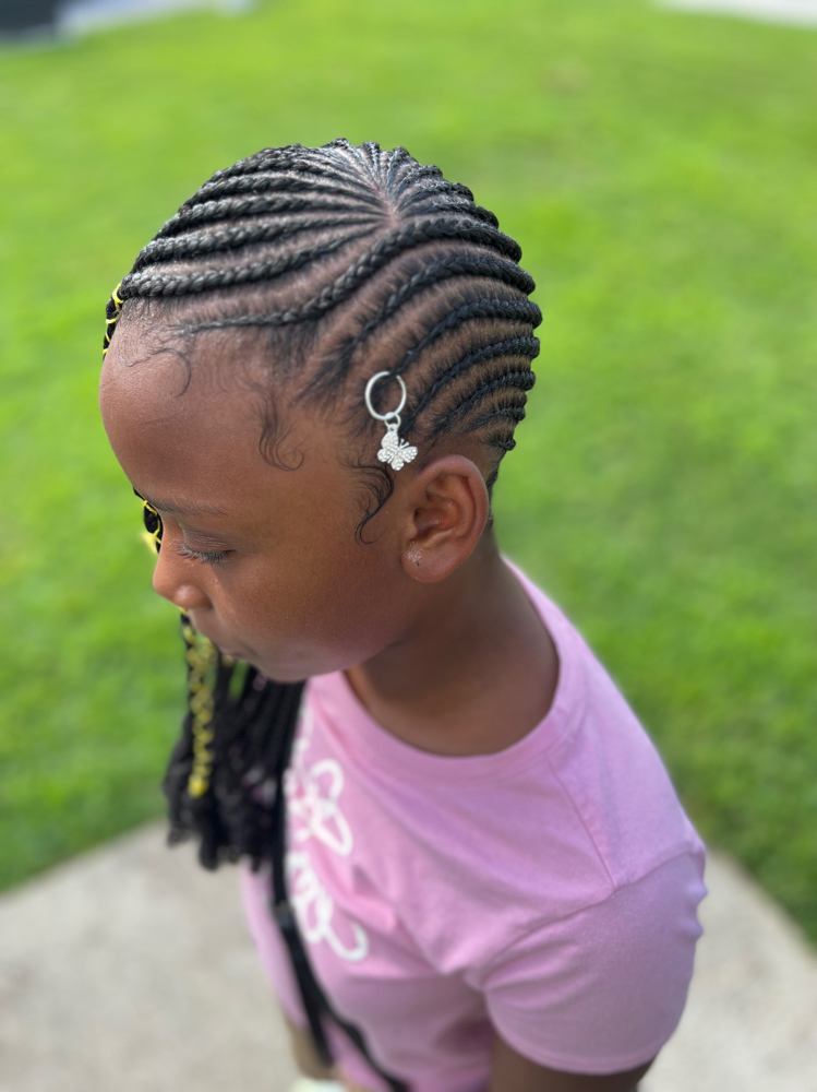 Braids W/ Extension Age: 6-9