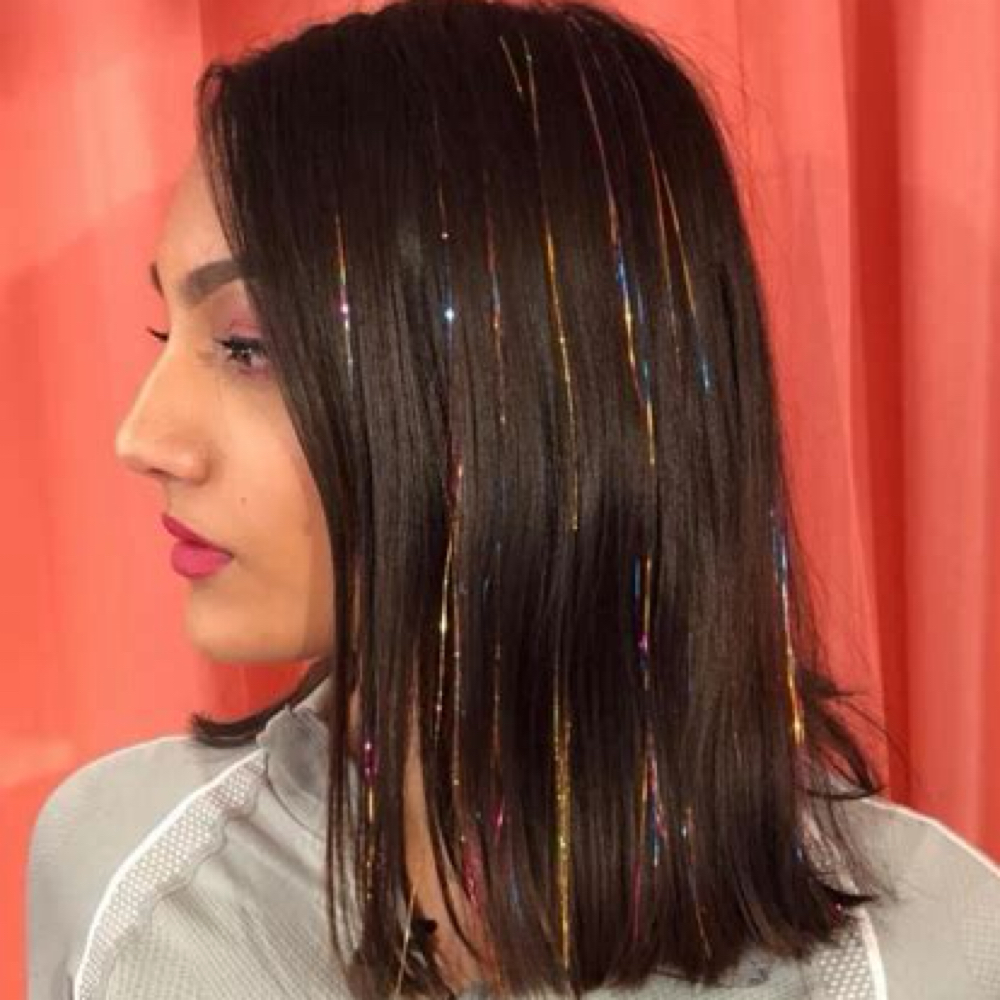 Tinsel and Feathers at House of Hair in Ada, OK