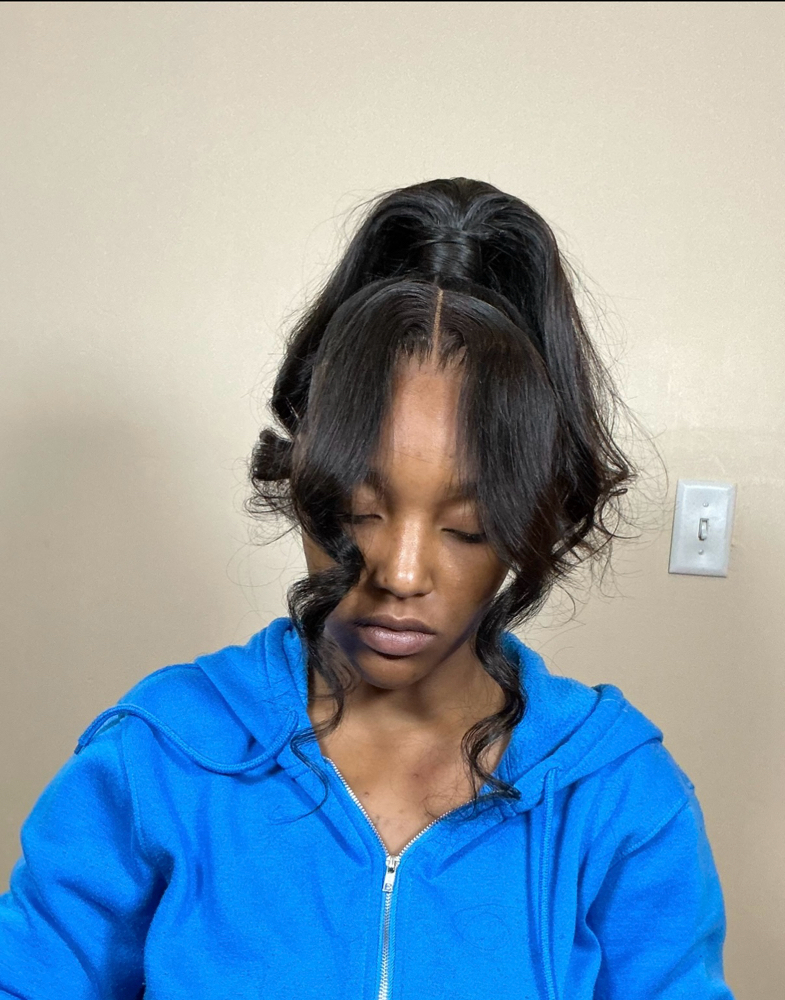 Double Frontal Ponytail