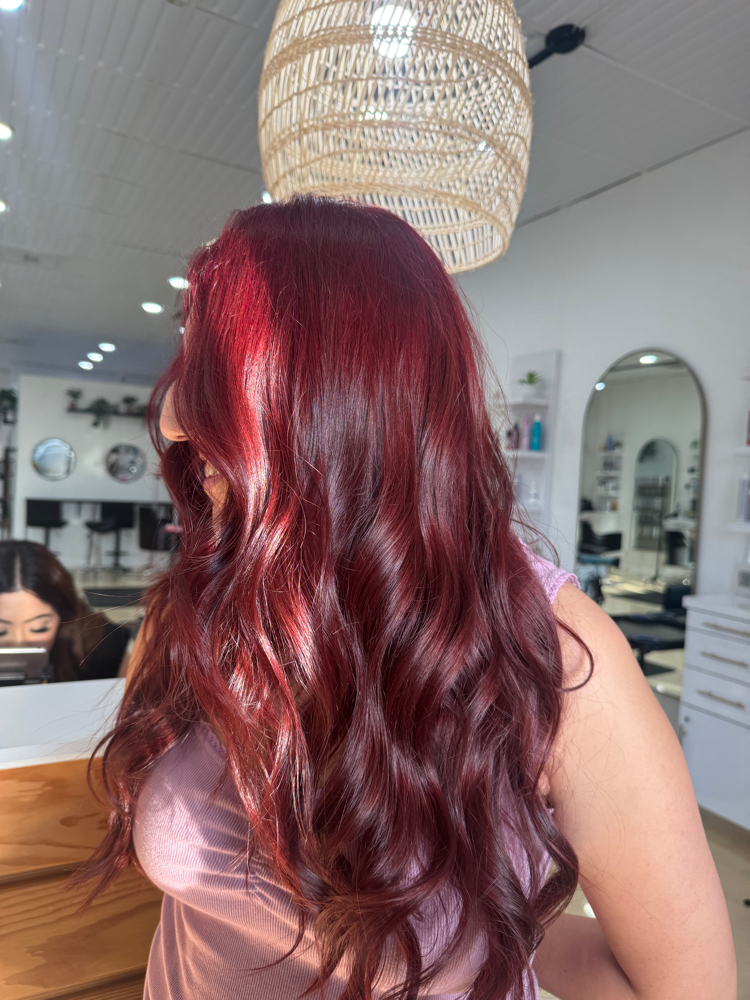 Root Retouch With Blowdry