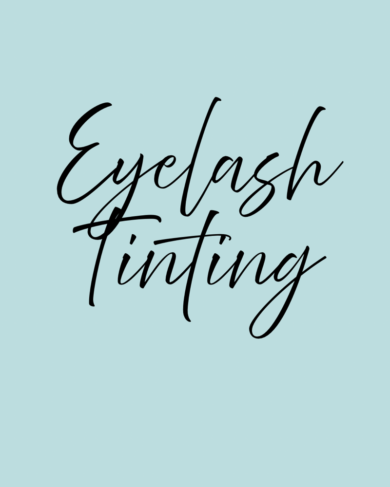 Lash Tinting