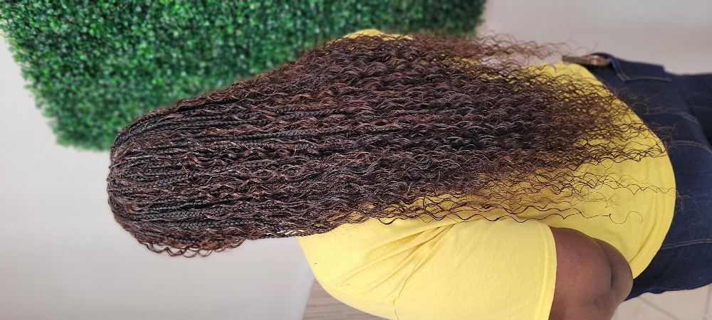 Bohemian Knotless Braids