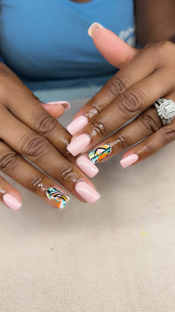 Acrylic Fill In/ Short Medium