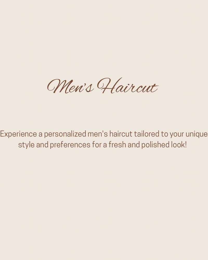 Mens Haircut