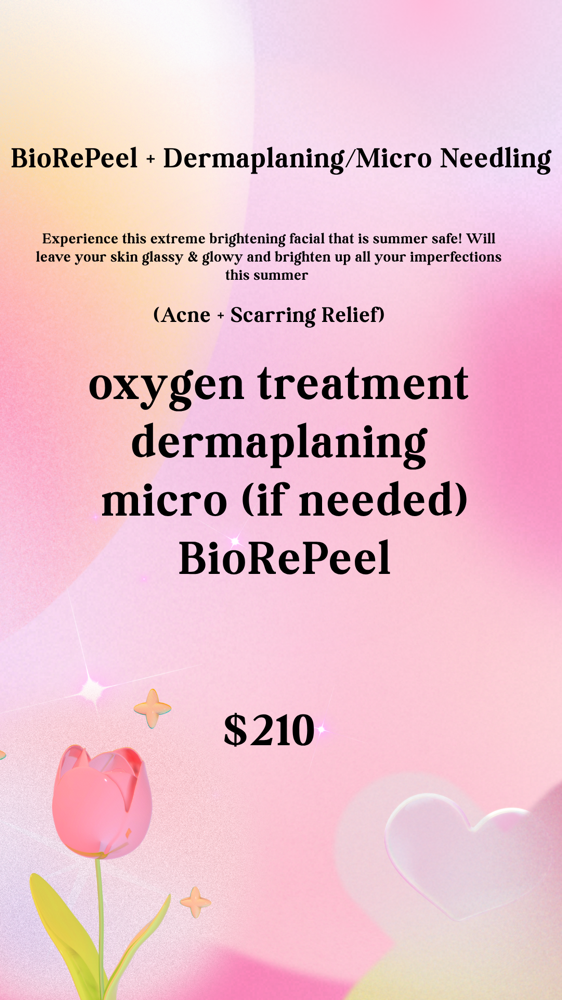 BioRePeel +Dermaplaning/Micro
