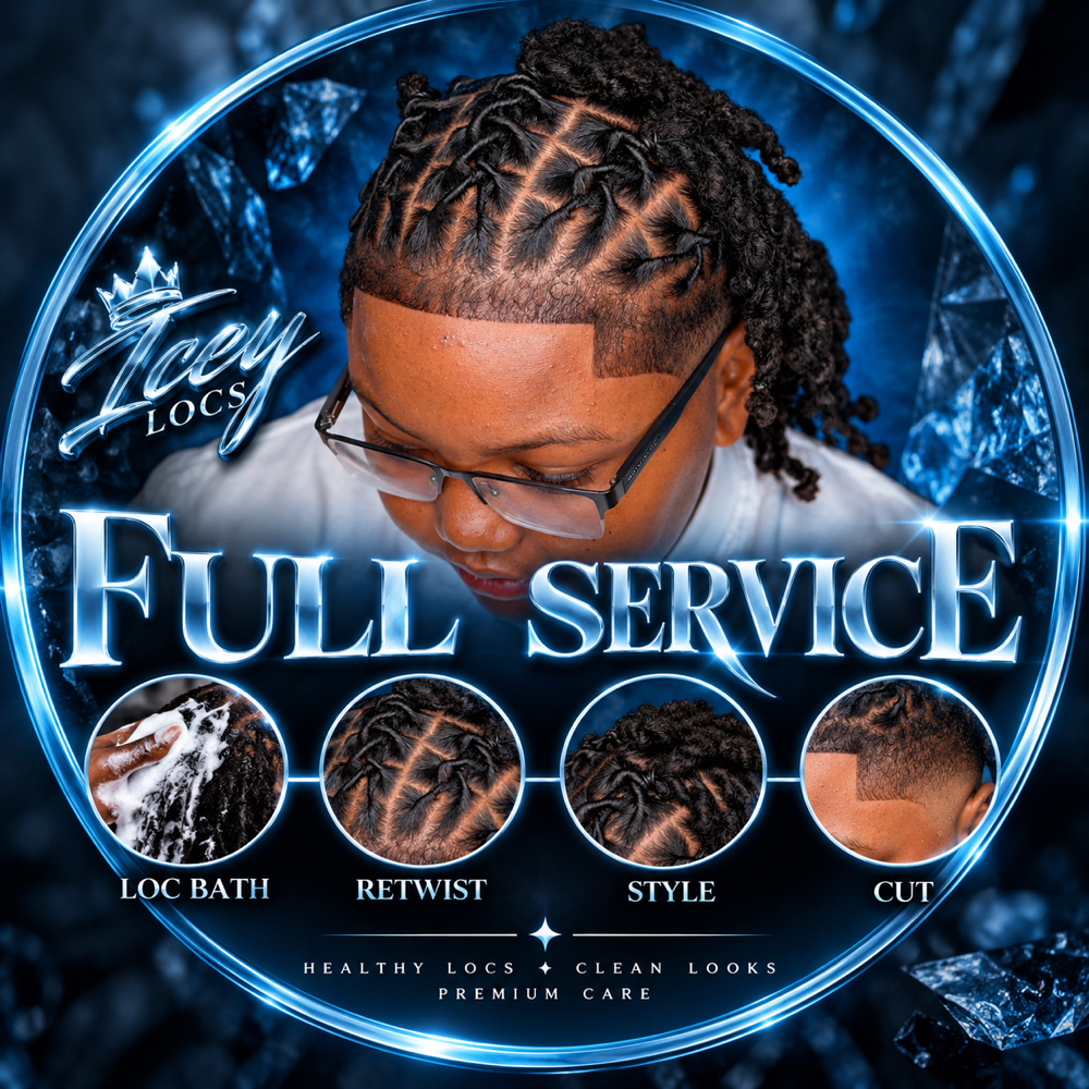 Full Service at Icey Locs in Inglewood, CA
