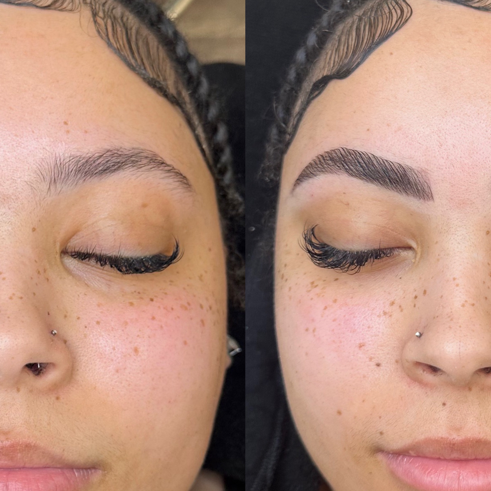 Brow Lamination + Wax + Stain