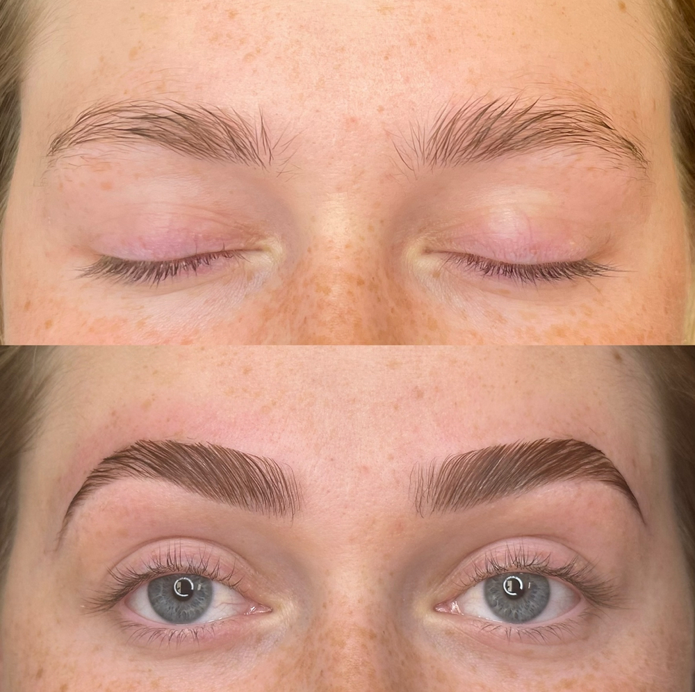 Brow Lamination + Wax + Stain