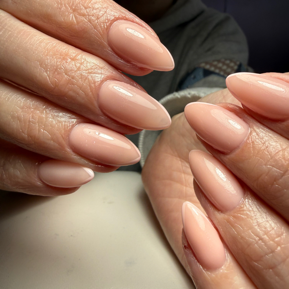 Gel Manicure long Nails at Manicure Lounge By Zee in Milford Center, OH