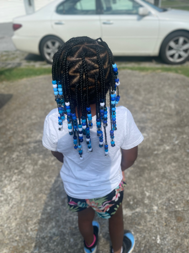 Kids Plaits With Beads