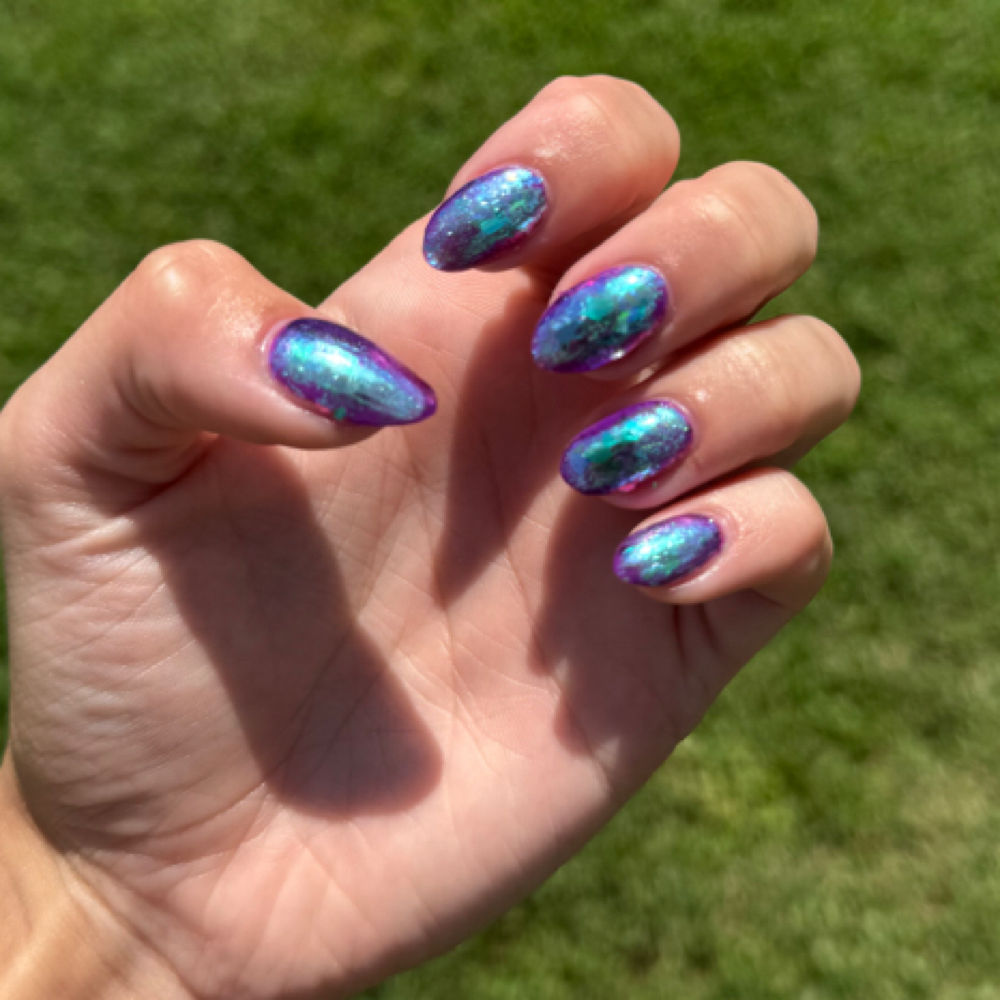 Chrome/cat eye Add-on at Bree@scissorhands Salon in Clinton, MO