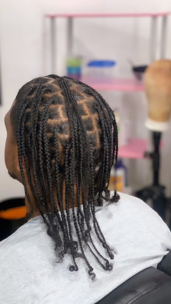 Single Block Braids (Mens)