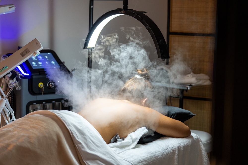 Back Facial With Hot Stones